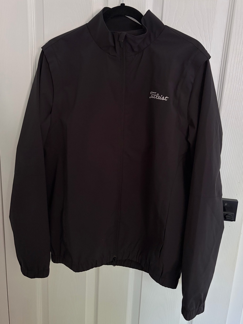 Titleist Men's Black Full-Zip Lightweight Jacket